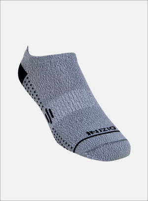 Media talonera color gris para hombre, marca INIZIO, referencia 0503, vista lateral. Compra al por mayor en babalu.com.co en COP.