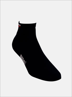 Media tobillera color negro para hombre, marca INIZIO, referencia 0903, vista lateral. Compra al por mayor en babalu.com.co en COP.