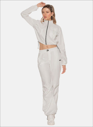 Pantalon casual color marfil para mujer, marca BABALÚ, referencia 110453, vista frontal. Compra al por mayor en babalu.com.co en COP.