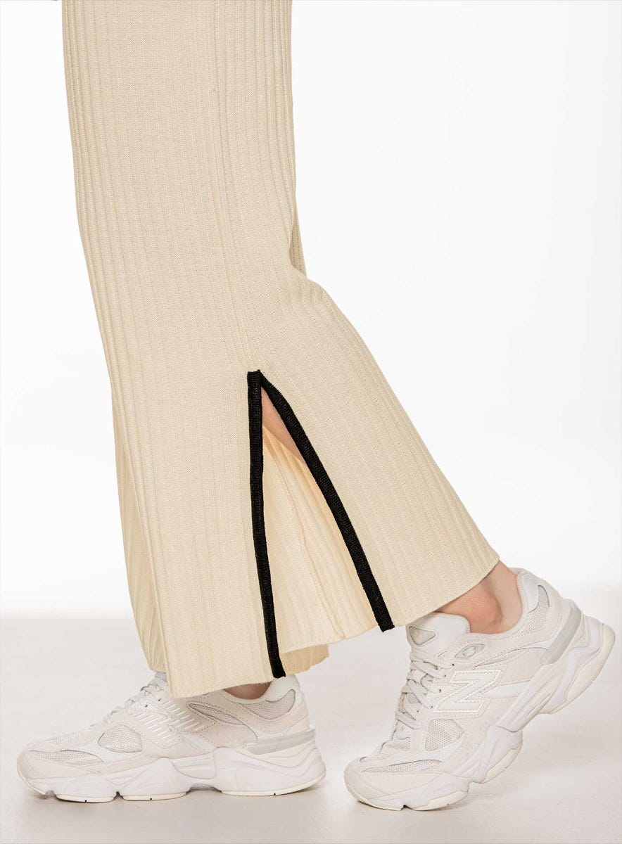 Pantalon casual color marfil para mujer, marca BABALÚ, referencia 110523, vista detalle. Compra al por mayor en babalu.com.co en COP.
