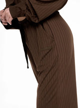 Pantalón deportivo tela rib