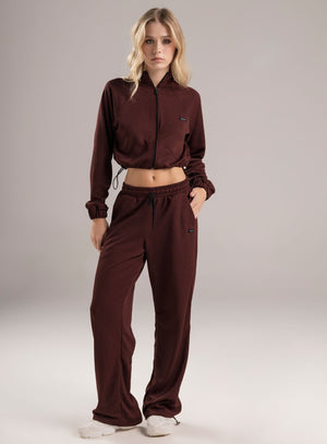 Pantalon estilo color palo rosa para mujer, marca BABALÚ, referencia 113153, vista frontal. Compra al por mayor en babalu.com.co en COP.