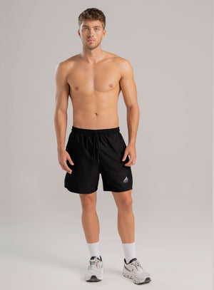 Pantaloneta deportiva color blanco para hombre, marca INIZIO, referencia 86806, vista frontal. Compra al por mayor en babalu.com.co en COP.