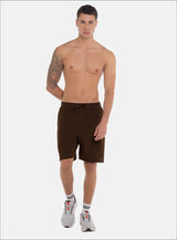 PANTALONETA EN TELA BURDA CON ESTAMPADO