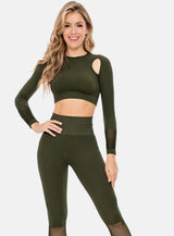 TOP DEPORTIVO MUJER MANGA LARGA SIN COSTURAS TALLA ÚNICA