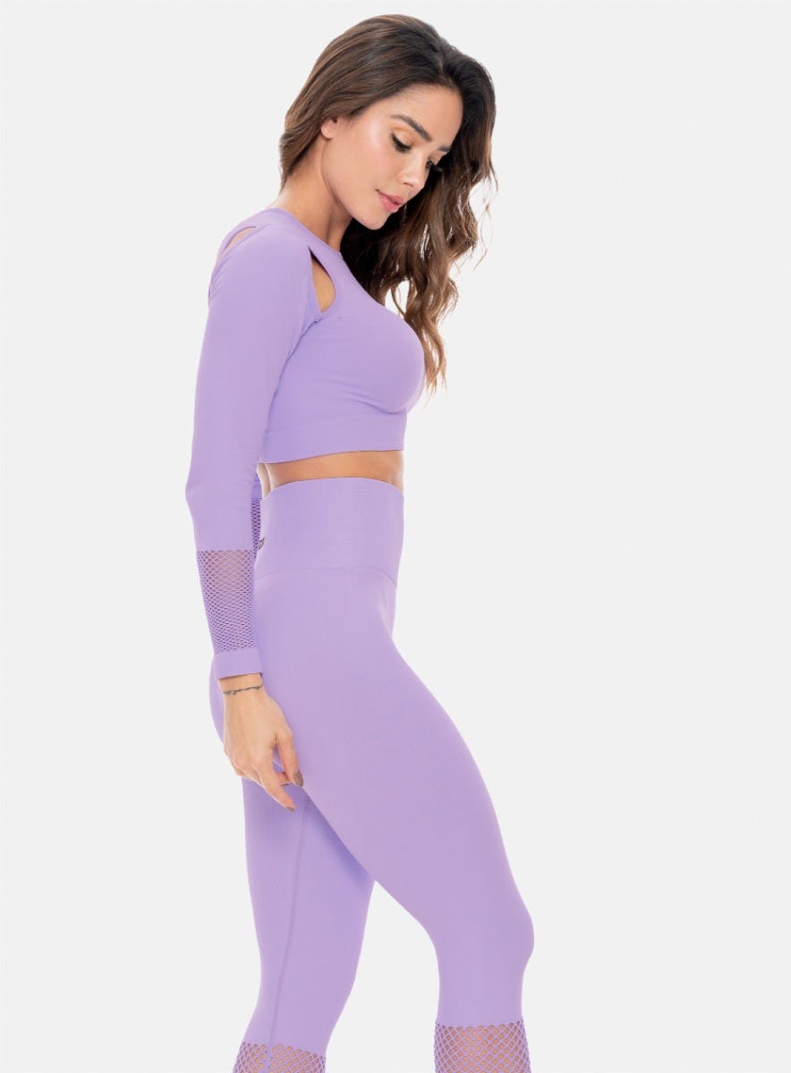 TOP DEPORTIVO MUJER MANGA LARGA SIN COSTURAS TALLA ÚNICA