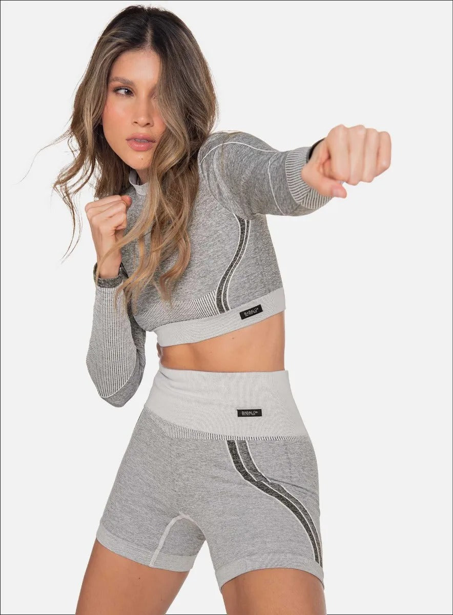 Short deportivo color blanco para mujer, marca BABALÚ, referencia 111933, vista frontal. Compra al por mayor en babalu.com.co en COP.