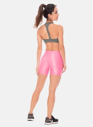 Short deportivo color negro para mujer, marca BABALÚ, referencia 102643, vista trasera. Compra al por mayor en babalu.com.co en COP.