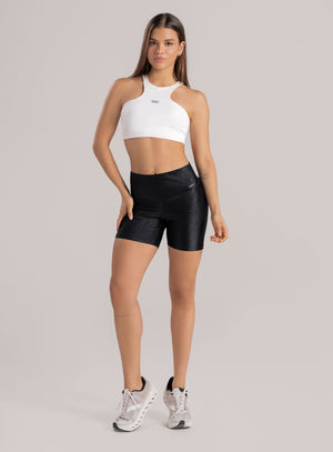 Short deportivo color negro para mujer, marca BABALÚ, referencia 114433, vista frontal. Compra al por mayor en babalu.com.co en COP.