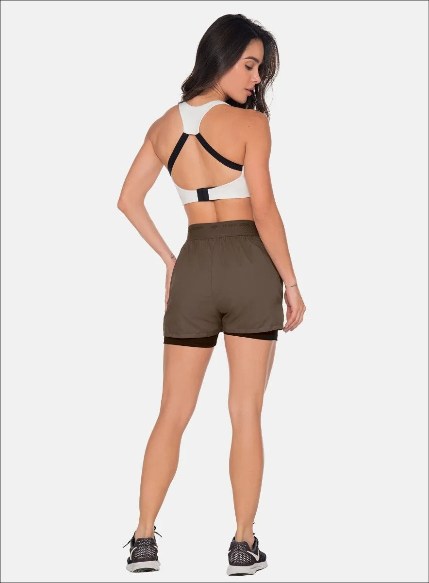 SHORT DEPORTIVO POLIÉSTER SEMI IMPERMEABLE