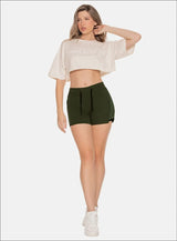 SHORT DEPORTIVO EN POLIESTER.