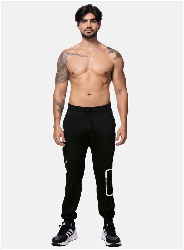 Sudadera deportiva color negro para hombre, marca INIZIO, referencia 86206, vista frontal. Compra al por mayor en babalu.com.co en COP.