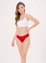 TANGA BRASILERA CHER EN MICROFICBRA, DELICADOS ELASTICOS EN PIERNAS Y CINTURA NO SE MARCA TALLA S - M - L.
