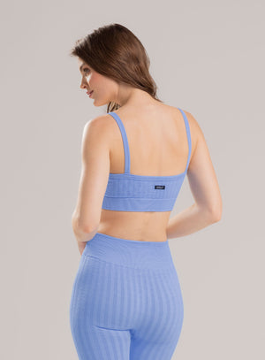 Top deportivo color azul baby, marca BABALÚ, referencia 114593, vista detalle. Compra al por mayor en babalu.com.co en COP.