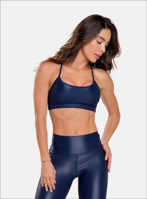 Top deportivo color gris para mujer, marca BABALÚ, referencia 90523, vista frontal. Compra al por mayor en babalu.com.co en COP.