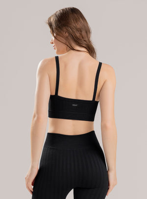 Top deportivo color negro, marca BABALÚ, referencia 114593, vista detalle. Compra al por mayor en babalu.com.co en COP.