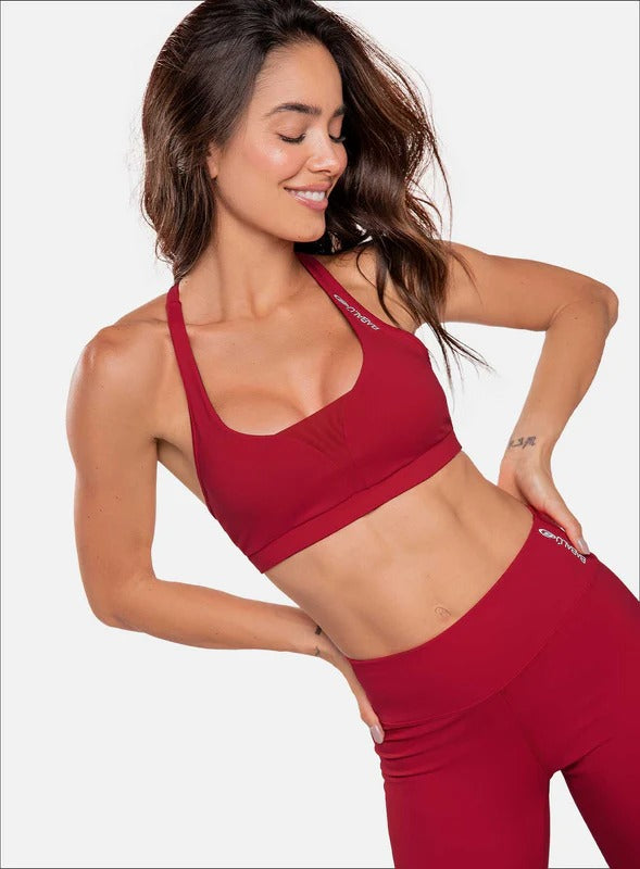 Top deportivo color negro para mujer, marca BABALÚ, referencia 32553, vista detalle. Compra al por mayor en babalu.com.co en COP.