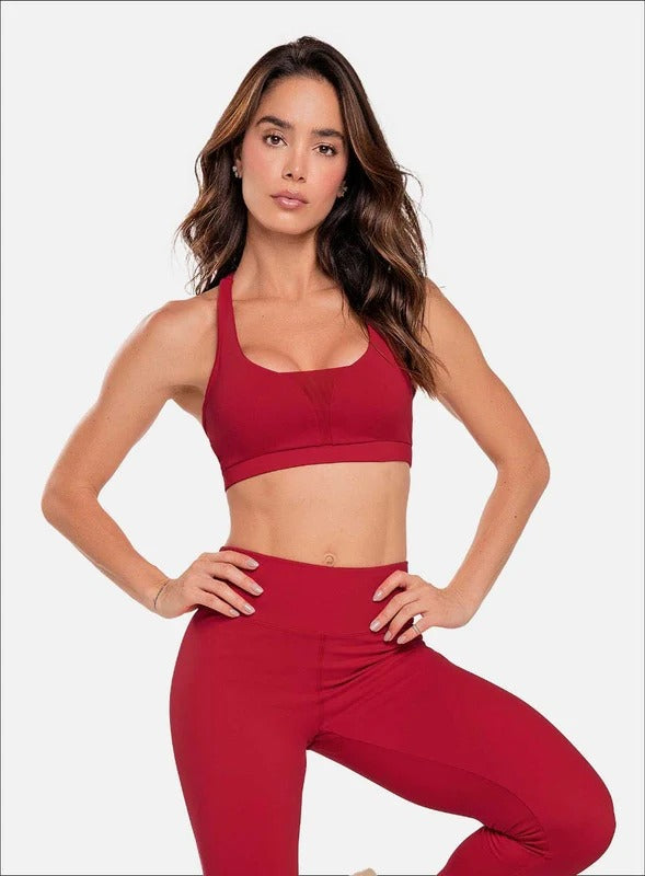 Top deportivo color negro para mujer, marca BABALÚ, referencia 32553, vista detalle. Compra al por mayor en babalu.com.co en COP.