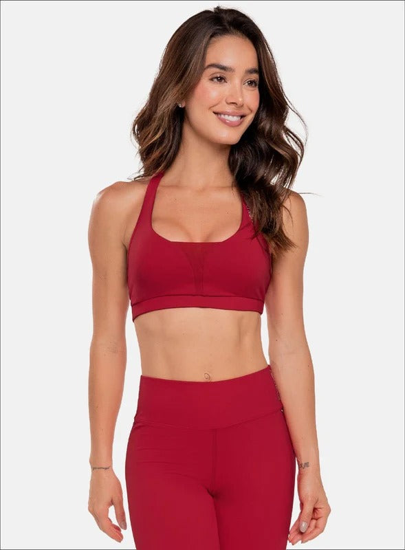 Top deportivo color negro para mujer, marca BABALÚ, referencia 32553, vista detalle. Compra al por mayor en babalu.com.co en COP.