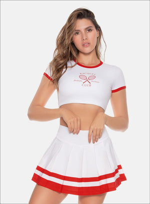 Top deportivo color rojo para mujer, marca BABALÚ, referencia 109493, vista frontal. Compra al por mayor en babalu.com.co en COP.
