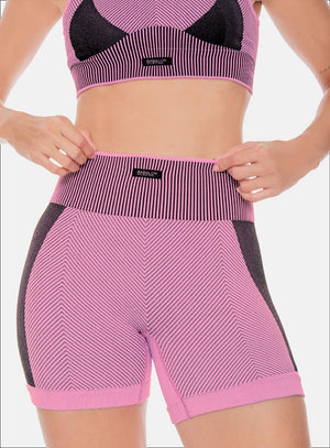 Top deportivo color rosado para mujer, marca BABALÚ, referencia 108873, vista detalle. Compra al por mayor en babalu.com.co en COP.