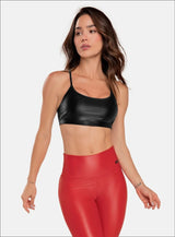 TOP DEPORTIVO APARIENCIA CUERO