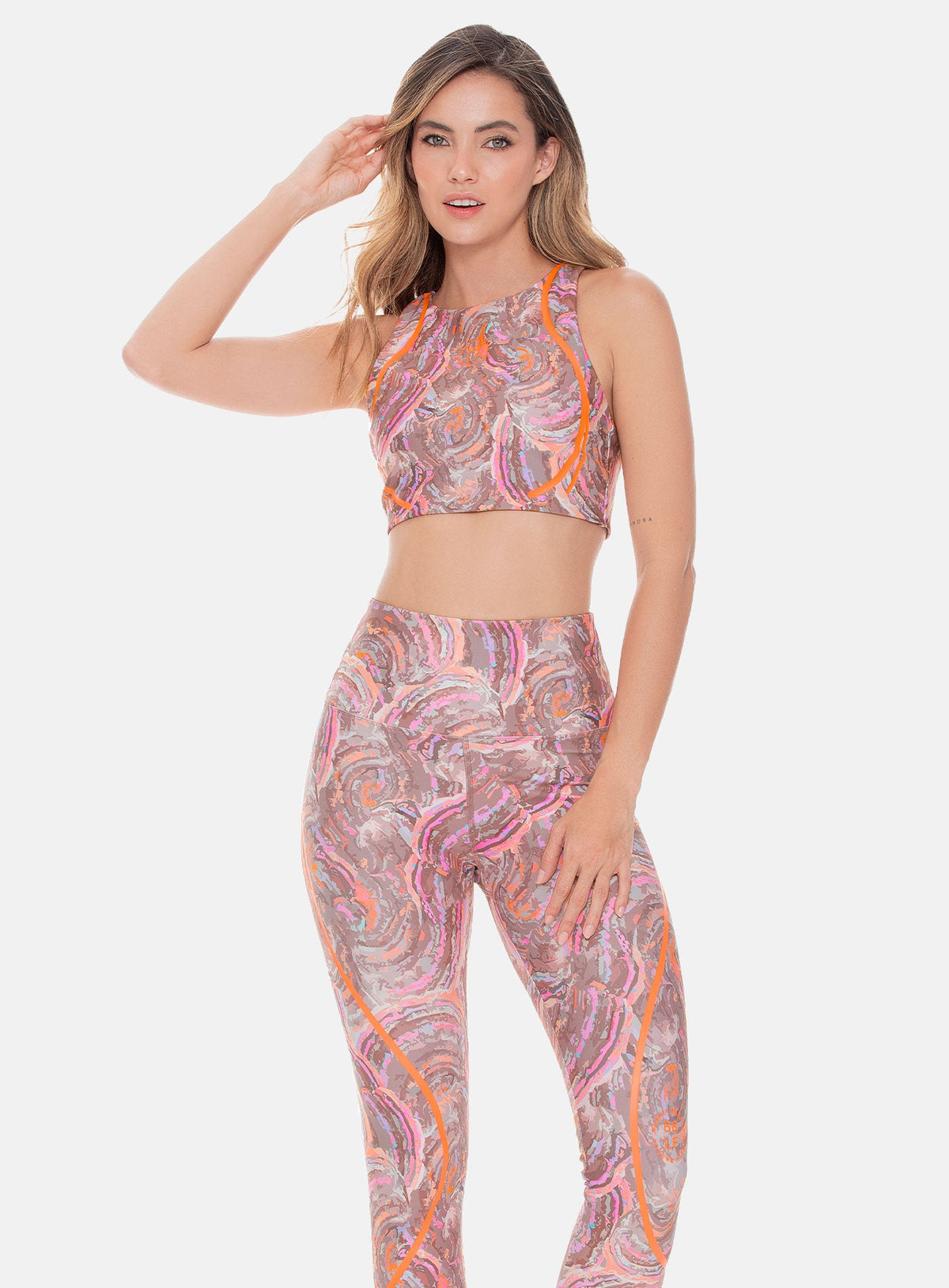 Top deportivo para mujer, marca BABALÚ, referencia 108543, vista frontal. Compra al por mayor en babalu.com.co en COP.