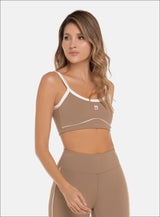 TOP DEPORTIVO SESGOS EN CONTRASTE TELA KIARA