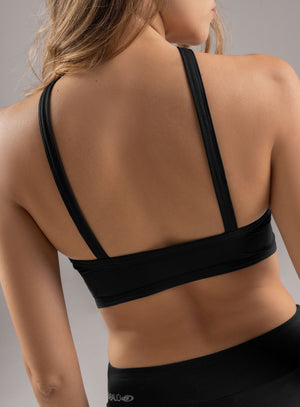 Vestido deportivo color negro para mujer, marca BABALÚ, referencia 113573, vista trasera. Compra al por mayor en babalu.com.co en COP.